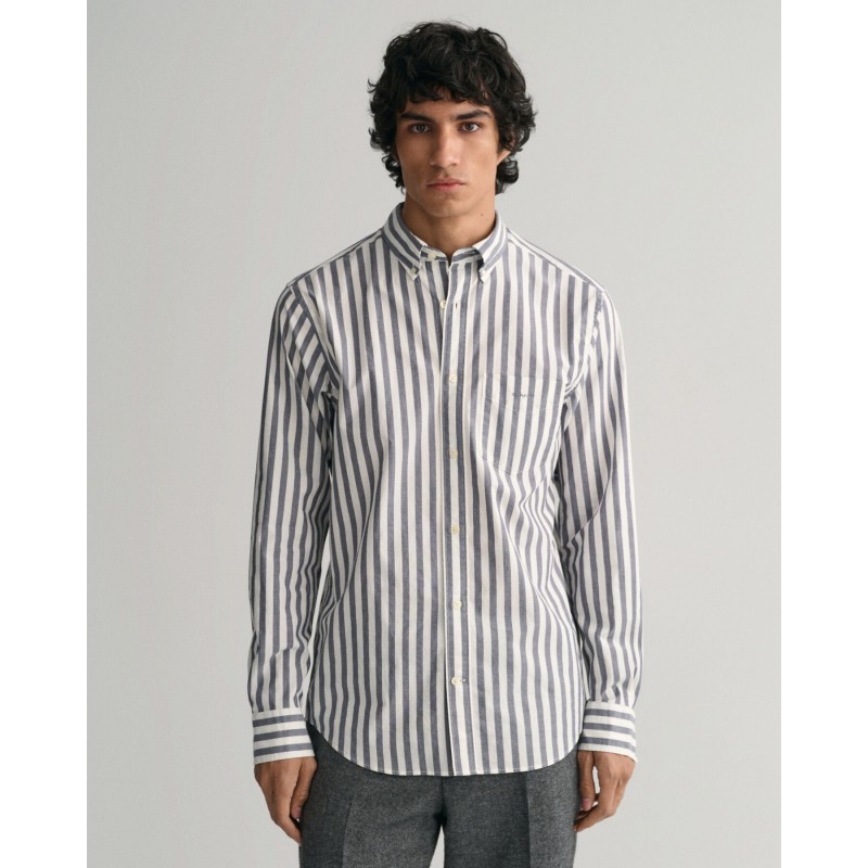 REG POPLIN STRIPE SHIRT