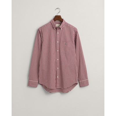 REG POPLIN GINGHAM SHIRT