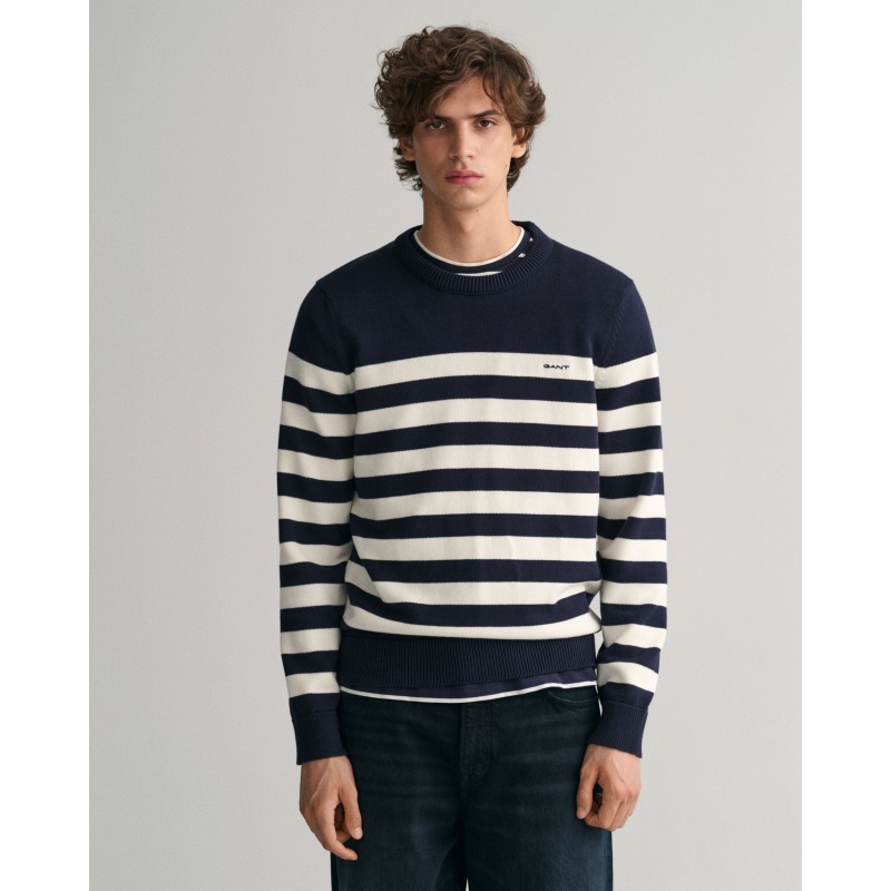 BRETON STRIPE C  NECK