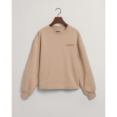 LOGO VOLUME C-NECK SWEAT