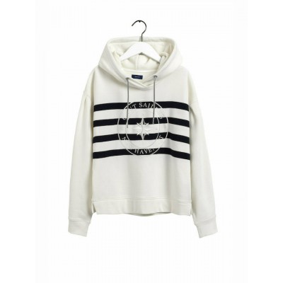 D1. EMBROIDERED STRIPE HOODIE