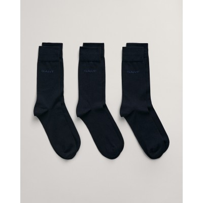 3-Pack Mercerized Cotton Socks