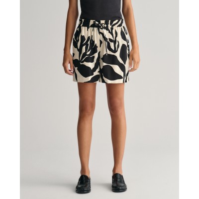 REL PALM PRINT PULL ON SHORTS