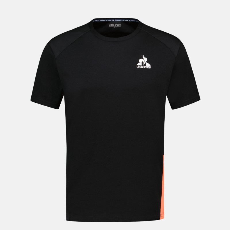 TRAINING SP Tee SS Nø1 M black/orange pe