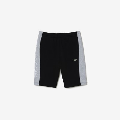 Short Jogger color-block imprimé en molleton non gratté