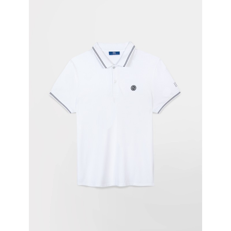   Polo Homme Séchage Rapide Blanc  