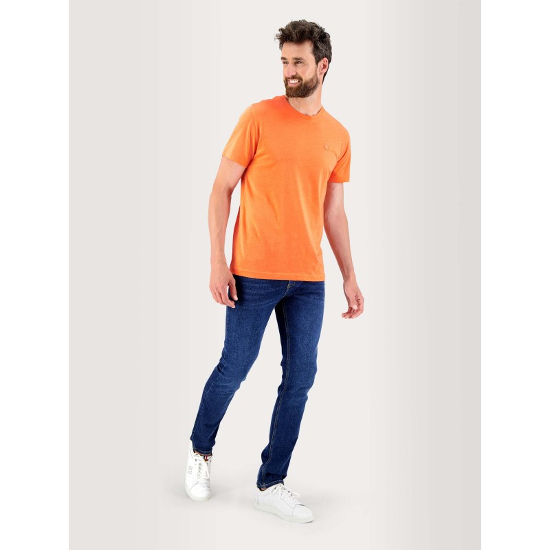   Tee Shirt Homme Manches Courtes Corail  