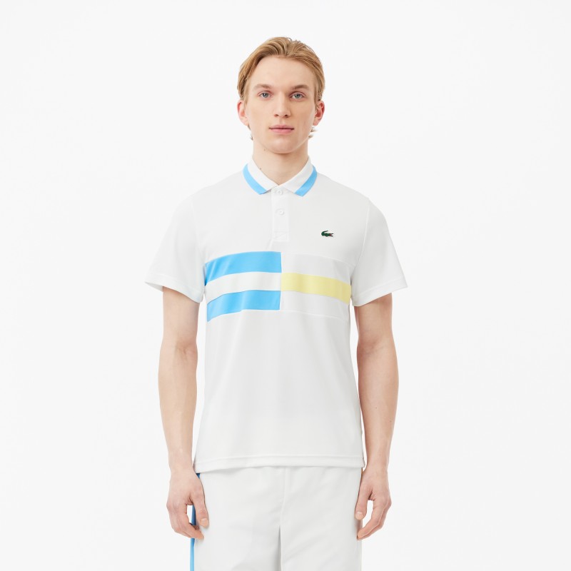 Polo Tennis Ultra-Dry avec rayures color-block