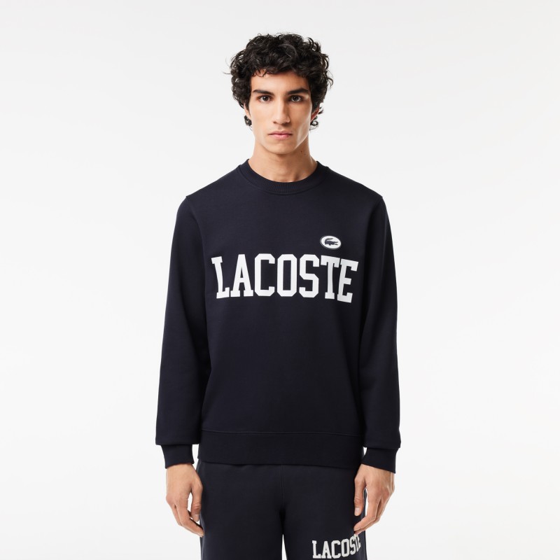 Sweatshirt Jogger en molleton floqué Lacoste