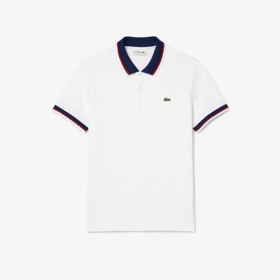 Polo regular fit col contrasté