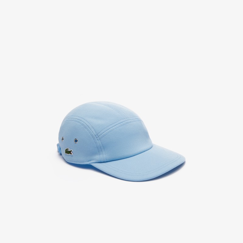 Casquette Girolle unisexe unie Lacoste en piqué de coton biologique