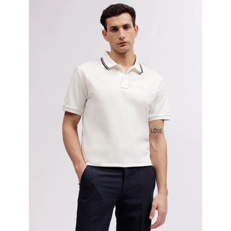 CONTRAST TIPPING SS PIQUE POLO