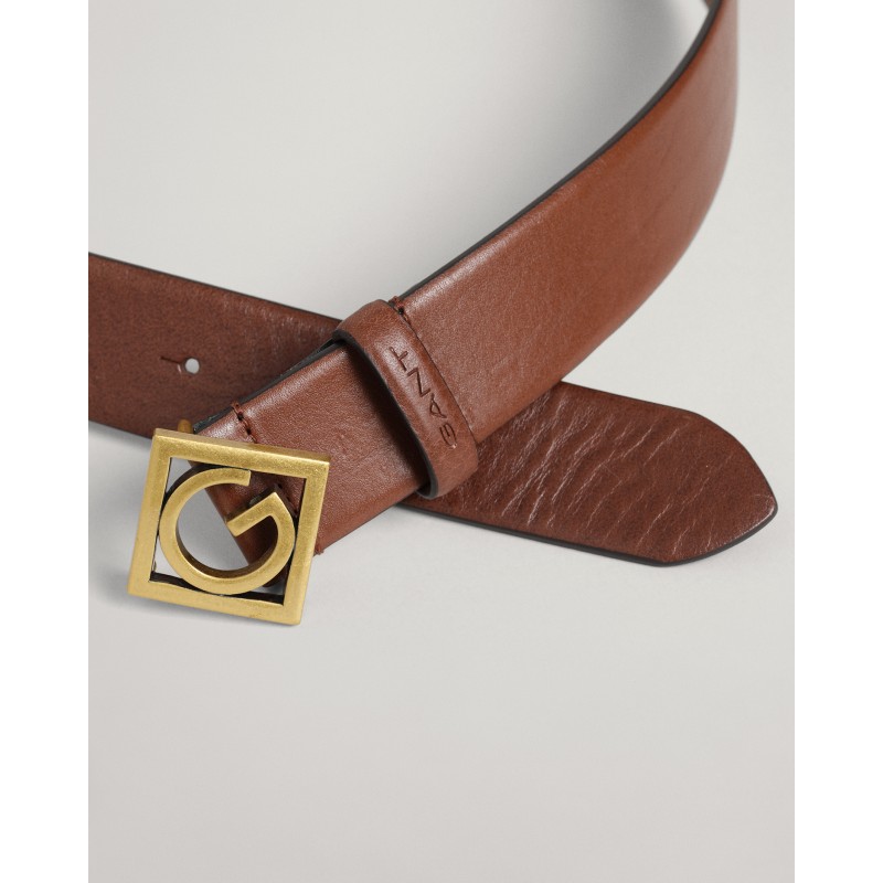 D1. ICON G LEATHER BELT