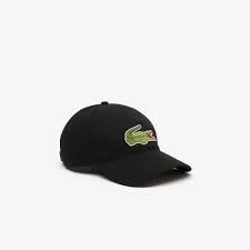 Casquette unisexe ajustable Lacoste en twill de coton biologique