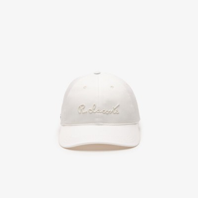 Casquette avec broderie 3D R. Lacoste