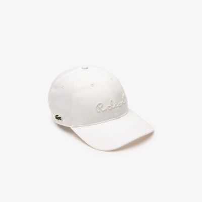 Casquette avec broderie 3D R. Lacoste