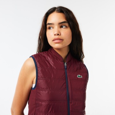 Doudoune sans manche réversible femme Golf Lacoste Sport