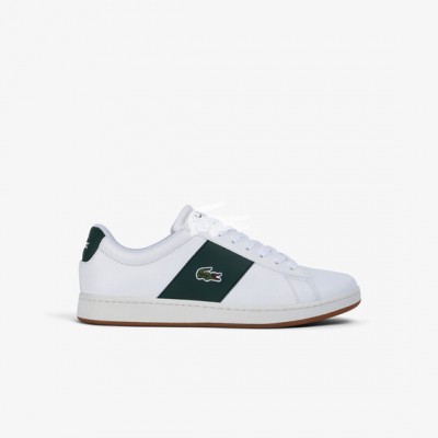 Sneakers Carnaby homme Lacoste en cuir avec détail coloré