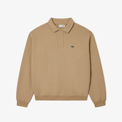 Sweatshirt col polo loose fit