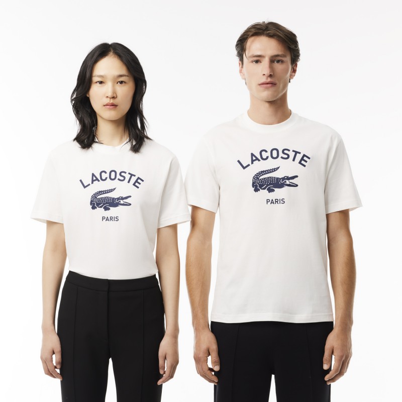 T-shirt classic fit avec imprimé Lacoste