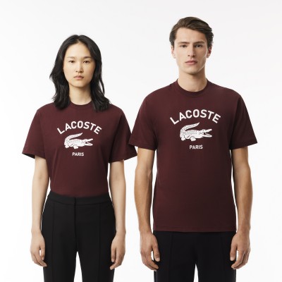 T-shirt classic fit avec imprimé Lacoste