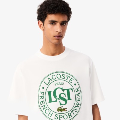 T-shirt loose fit imprimé en jersey