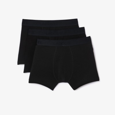 Lot De 3 Boxers Courts Casual Noirs