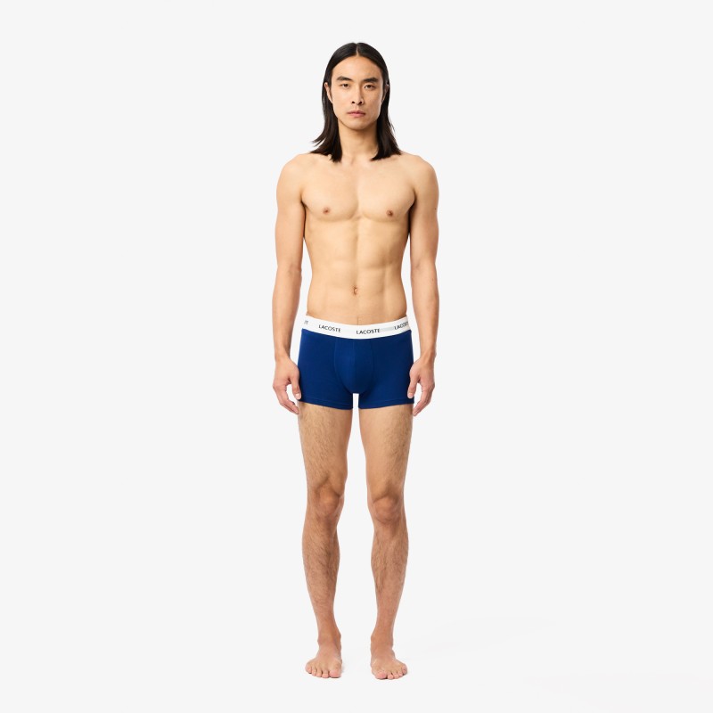 Lot de 3 boxers courts en coton stretch