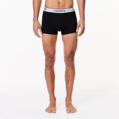 Lot de 3 boxers courts homme Lacoste avec ceintures contrastées