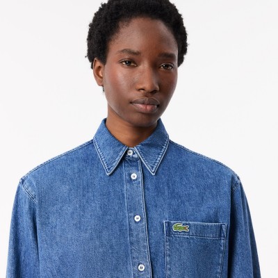 Chemise oversize en denim