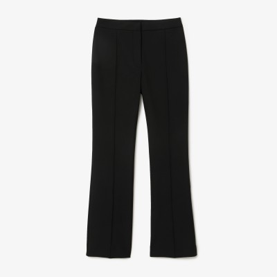 Pantalon taille haute coupe flare