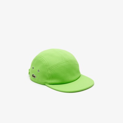 Casquette Girolle unisexe unie Lacoste en piqué de coton biologique