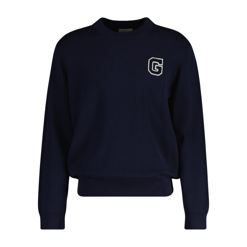 Badge Crew Neck Sweater