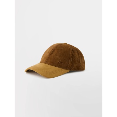 Casquette Homme Velours Côtelé Marron