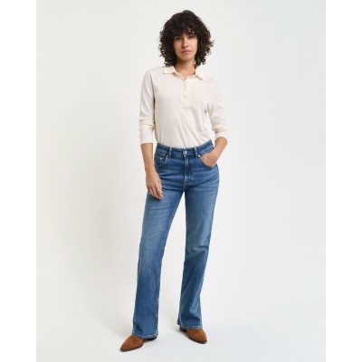 Slim Fit Flared Jeans