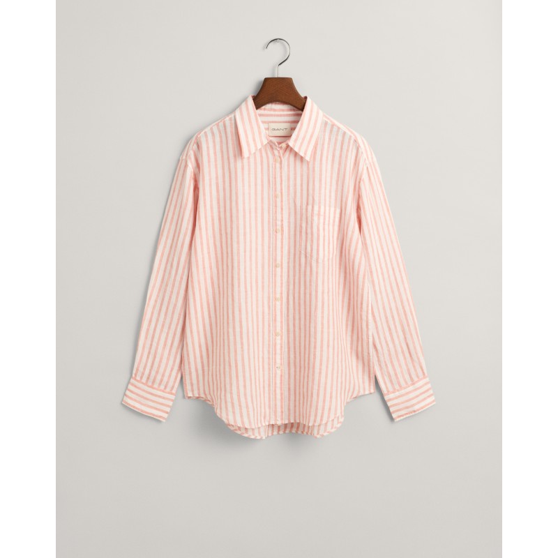 REL STRIPED LINEN SHIRT