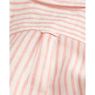 REL STRIPED LINEN SHIRT