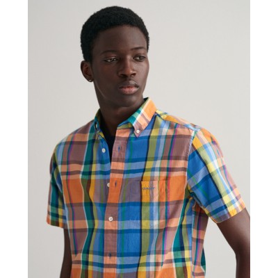 REG UT COLORFUL MADRAS SS SHIRT