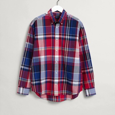 D1.REL WASHED POPLIN CHECK BD