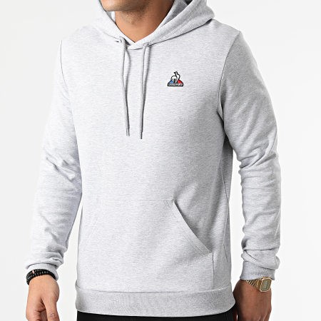 ESS Hoody N°1 M gris chiné clair