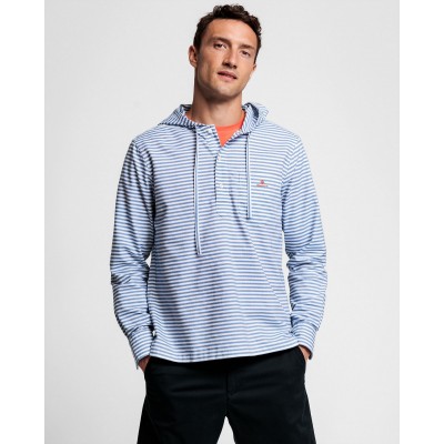 D1. GBP OXFORD STRIPE POP REG HOOD