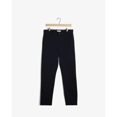 SLIM BRUSHED TWO TONE TWILL PANTS