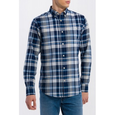 O2. INDIGO PLAID REG BD