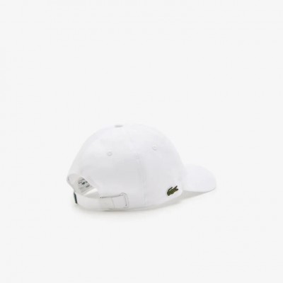 Casquette unisexe Lacoste en twill de coton biologique