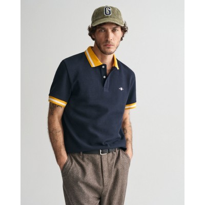 Popcorn Textured Piqué Polo Shirt