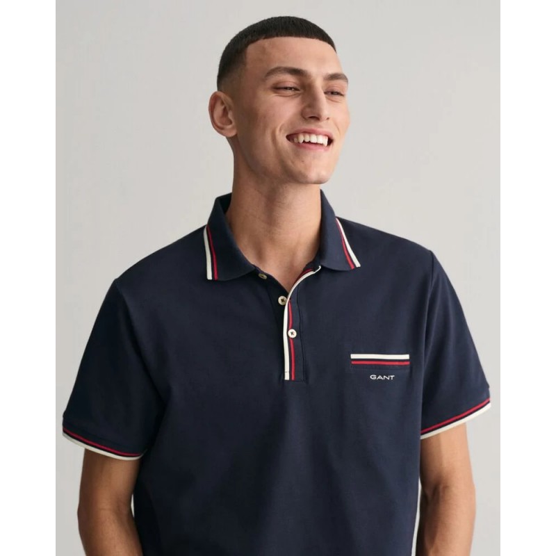 2-COL TIPPING SS PIQUE POLO