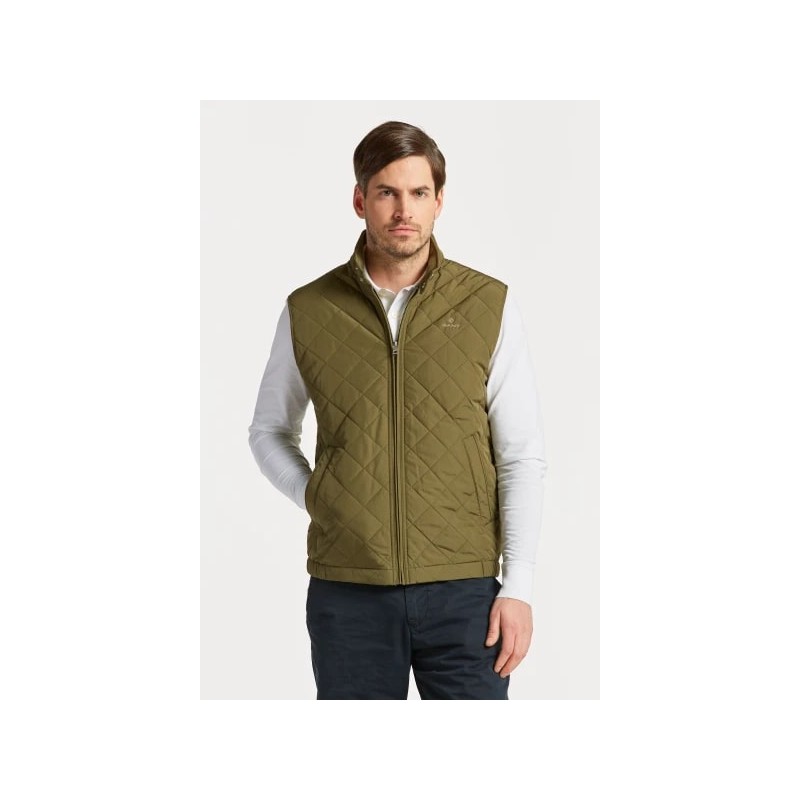 QUILTED WINDCHEATER VEST