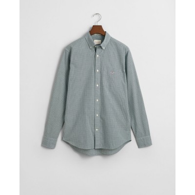 REG POPLIN MICRO GINGHAM SHIRT