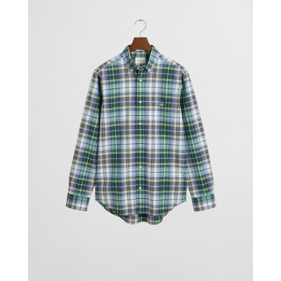 REG POPLIN TARTAN CHECK SHIRT