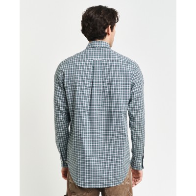 REG POPLIN SMALL CHECK SHIRT